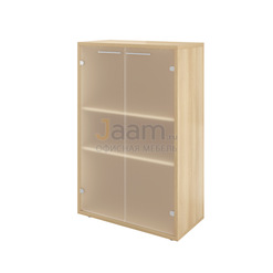 Мебель для персонала Стеллаж низкий со стеклом ДБ49