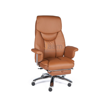 Кресло для руководителя Кресло офисное Парламент H-2021 Каппучино
