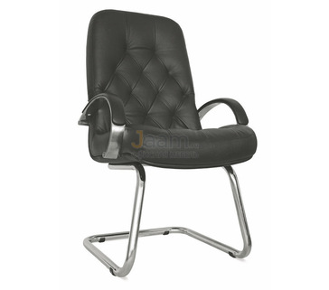 Офисный стул Премьер хром короткий конференц