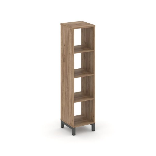 Каркас стеллажа 4 яруса SN.KS-410 (387х400х1615) (Дуб Табак/Металл Антрацит)