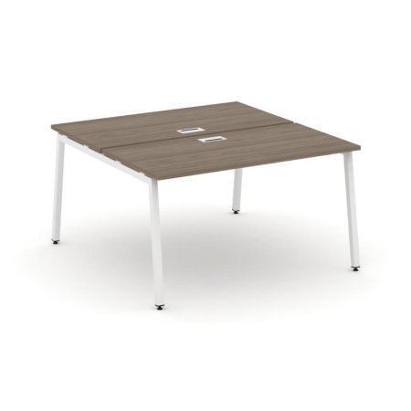 Рабочая станция 2-х сторонняя SN-4A.DRS-011 (980х1432х750) (Вяз Благородный/Металл Белый)