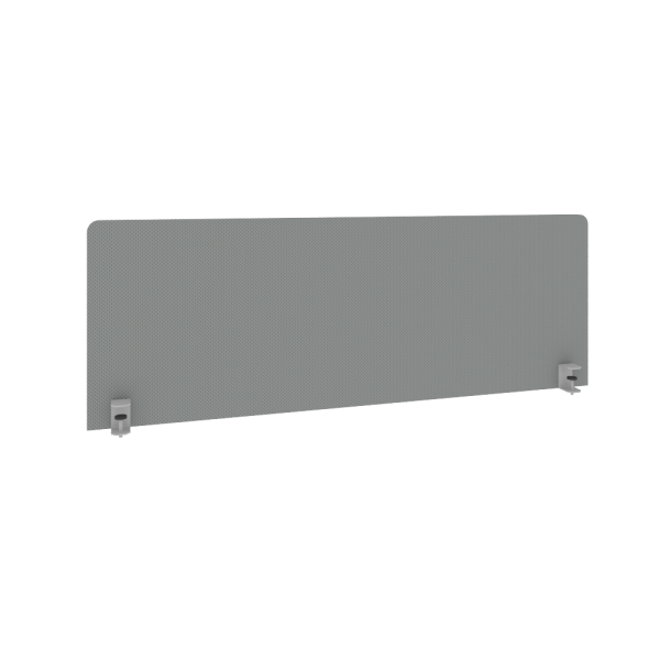 Экран тканевый для стола L1400мм Б.ТЭКР-3 1250x22x450 (Серый)