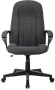 Кресло руководителя T-898 темно-серый 38-417 крестов. пластик
