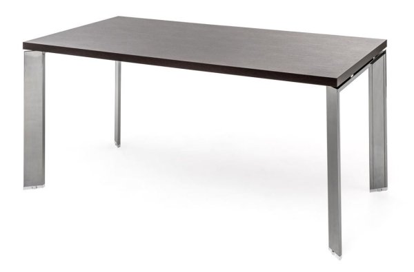 Стол письменный опоры хром Fermo Fe180CH/V 1800x900x770 (ВенгеХром)