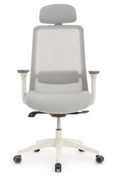 Офисное кресло Work W-218C WHITE Светло-серый