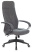 Кресло руководителя CH-608Fabric темно-серый Alfa 44 крестов. пластик