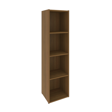Модуль основной 4 ячейки Locker Plus LK.OM-4 408x350x1593 (Орех Гварнери)
