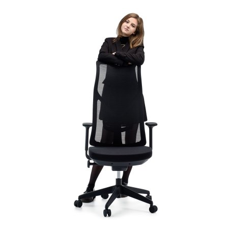 Офисное кресло King-11 Sinchrocomfort Black (Черный)