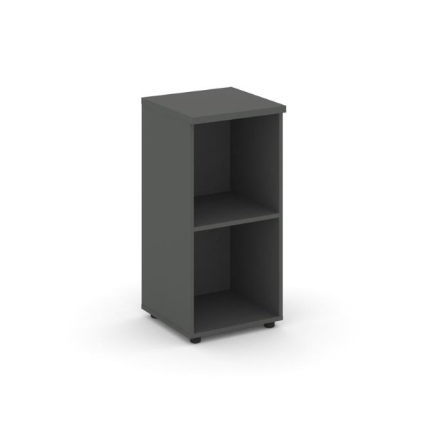 Стеллаж низкий узкий SN.STU.E-300 (400х400х833) (Антрацит)