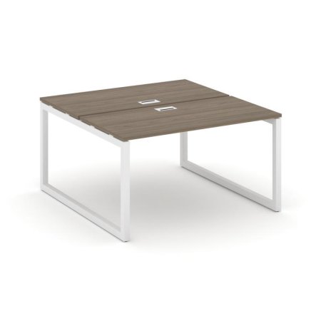 Рабочая станция 2-х сторонняя SN-5O.DRS-012 (1180х1432х750) (Вяз Благородный/Металл Белый)