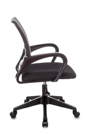 Кресло офисное TopChairs ST-Basic сетка/ткань темно-серый (Компьютерное кресло ST-Basic темно-серый)