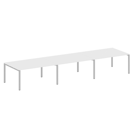 Переговорный стол 3 столешницы Metal System Style БП.ПРГ-3.4 4800x1235x750