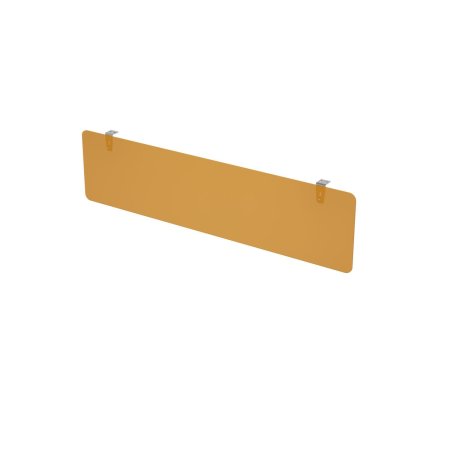 Экран подстольный оргстекло Gloss 9НЭК.010.1 Оранжевый 1200x4x300 (Белый премиум)