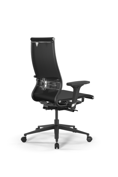 Кресло для руководителя Метта SynchroSit 10 B2-107D - T /Km00/Nb00/D02P(M23.B11.G19.W02) (Черный)