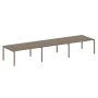 Переговорный стол 3 столешницы Metal System Style БП.ПРГ-3.4 4800x1235x750