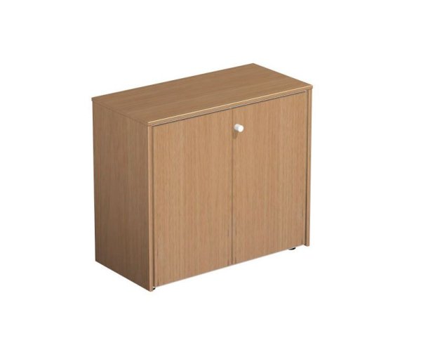 Шкаф для бумаг закрытый Profiquadro КВ 305 БВ 940x460x840 (Белый премиум / Вишня скандинавская)