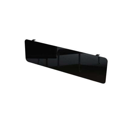 10ЭН.110.1 Экран подстольный HPL (1200x4x400) (Черный глянец металл HPL/Черный)