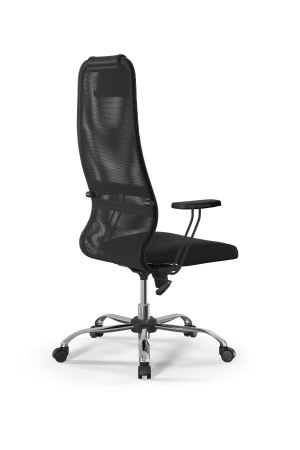 Кресло для руководителя Метта Sit 8 B1-8T - X1+UMF(X1) /Uh00/Wh00/T1bp-b(M09.B21.G20.W01) (Черный)
