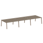 Рабочая станция на 6 рабочих места на А-образном м/к Metal System Style БА.СМ-6.4 4800x1475x750