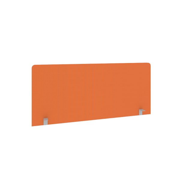 Экран тканевый Nova S В.ТЭКР-2 Ткань 1000x22x450 (Оранжевый)