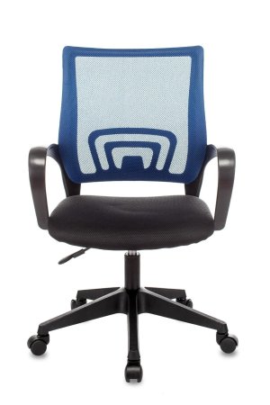 Кресло офисное TopChairs ST-Basic сетка/ткань синий (Компьютерное кресло ST-Basic синий)