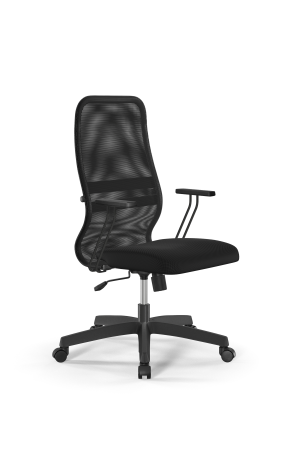 Кресло для руководителя Метта Sit 8 B2-8T - X1+UMF(X1) /Uh00/Wh00/T1bp-b(M09.B02.G15.W01) (Черный)