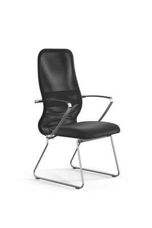 Кресло для руководителя Метта Sit 8 B2-9K - X1+Extra /Uh00/Wh12/K5cL(F55) (Темно-серый | Черный)